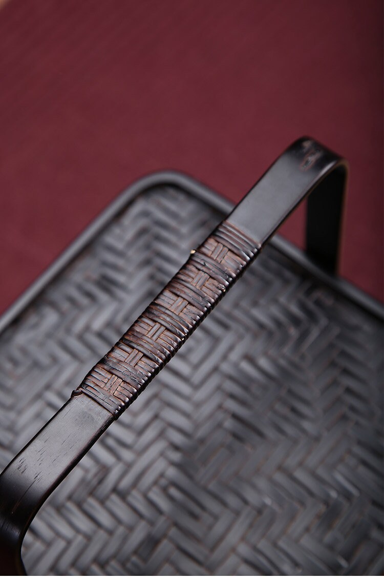 This is a bamboo weaving basket