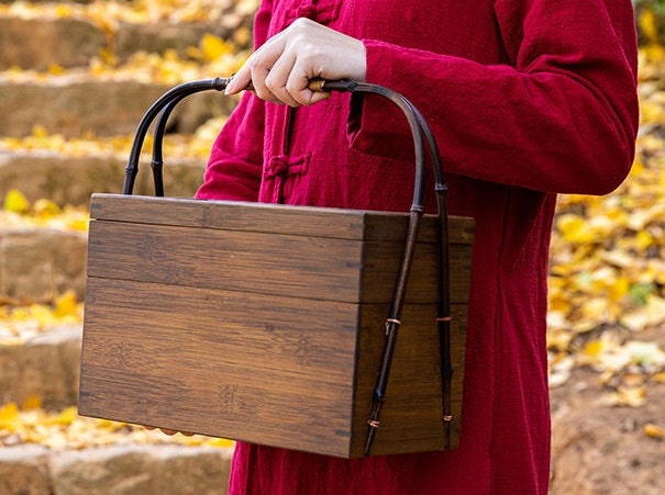 This is a bamboo basket.this is a bamboo storage box