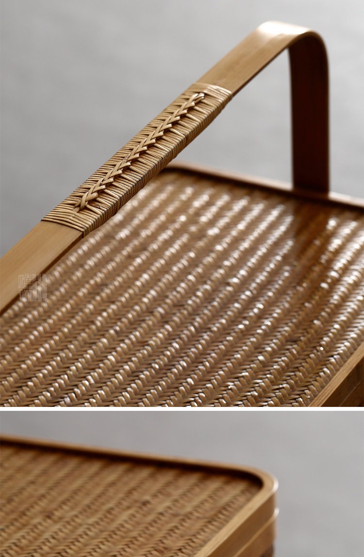 This is a bamboo weaving basket