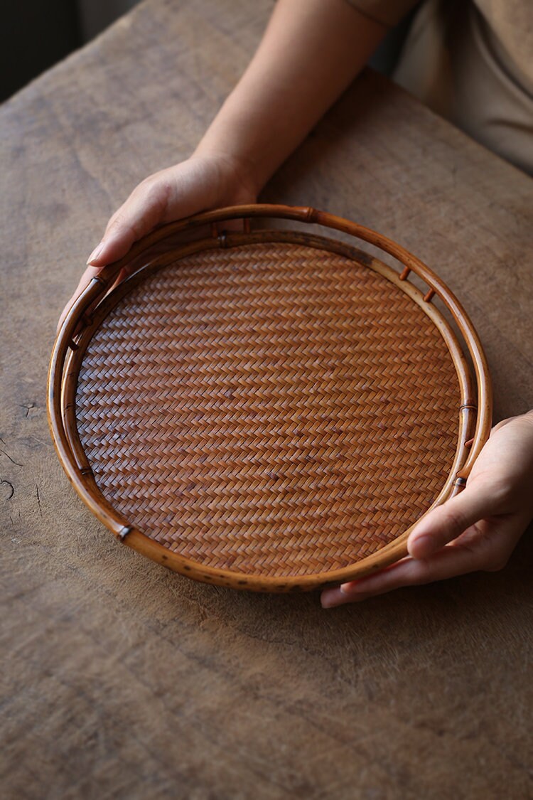 This is a meilu bamboo shelf bamboo tray.