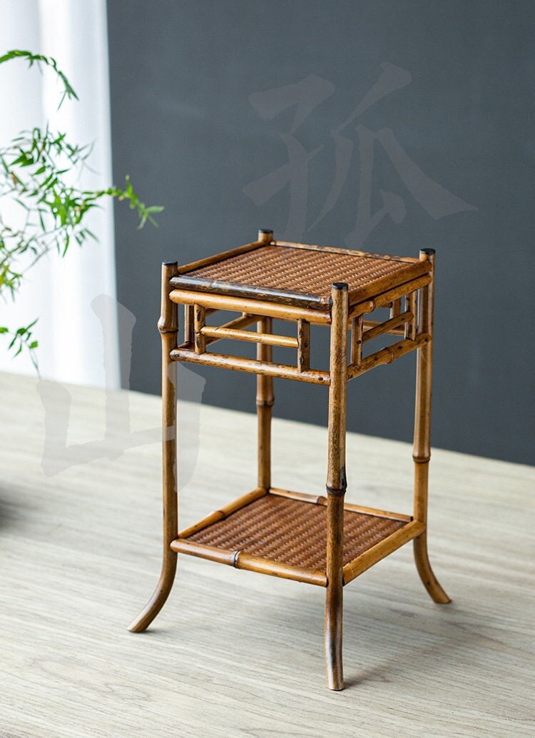 This is a meilu bamboo shelf bamboo rack.this is a bamboo teaware storage shelf