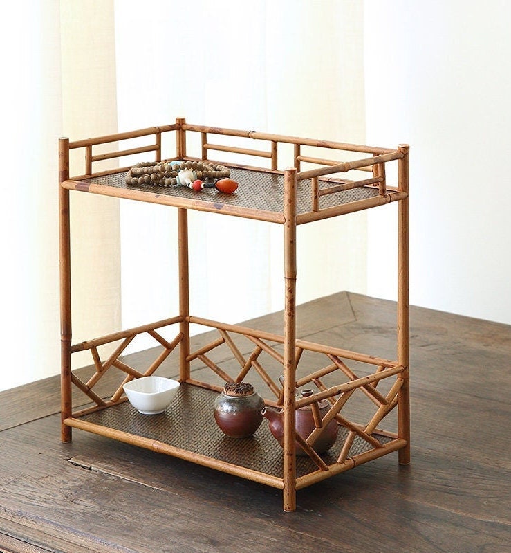 This is a meilu bamboo shelf bamboo rack.this is a bamboo teaware storage shelf