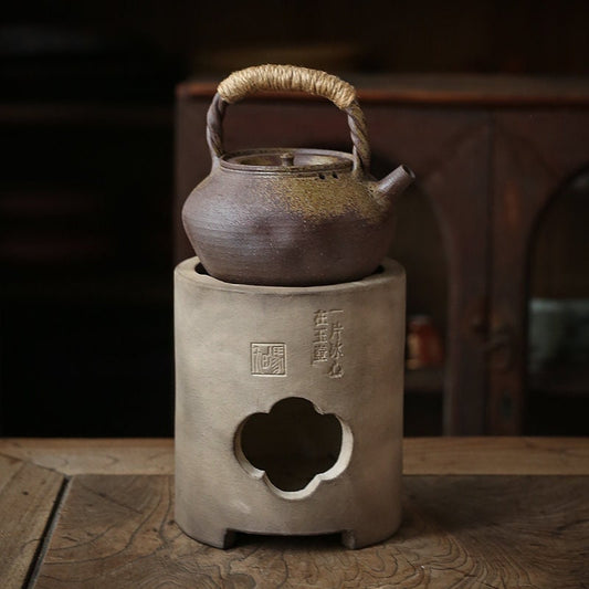 This is a pottery stove