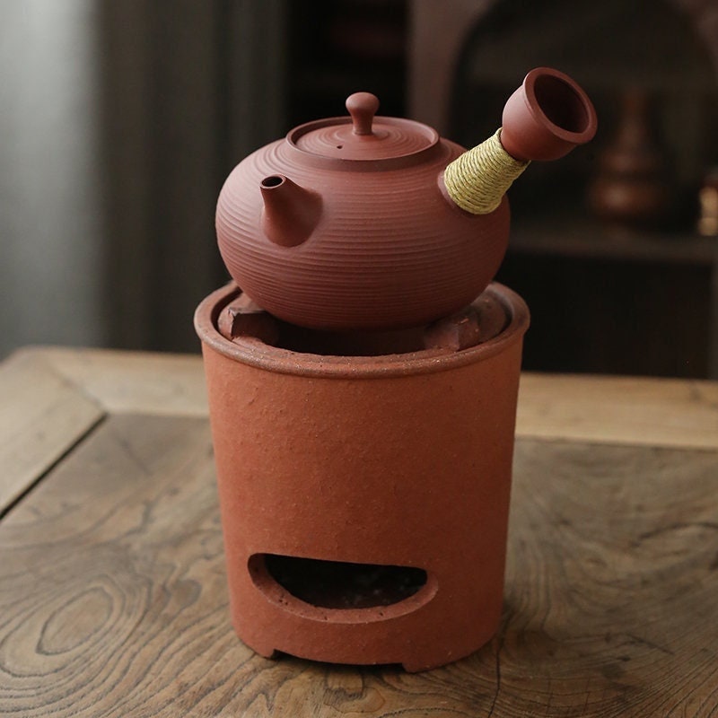 This is a pottery kettle