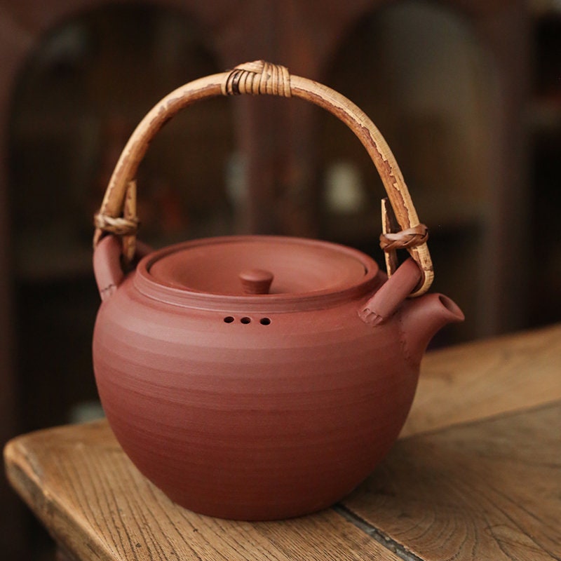 This is a pottery kettle