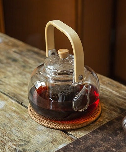 This is a glass kettle