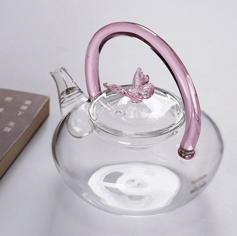 This is a glass kettle