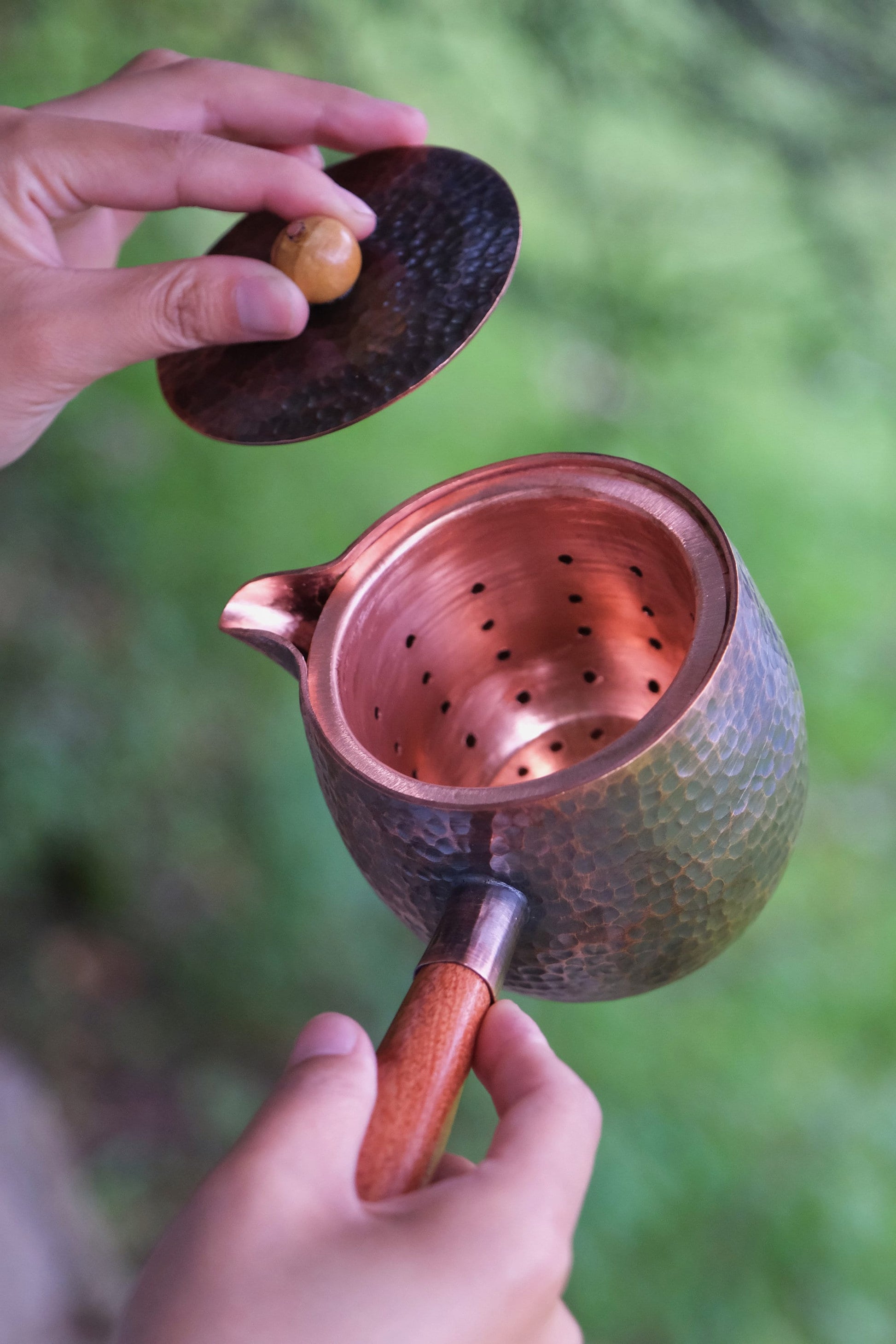 This is a copper kettle