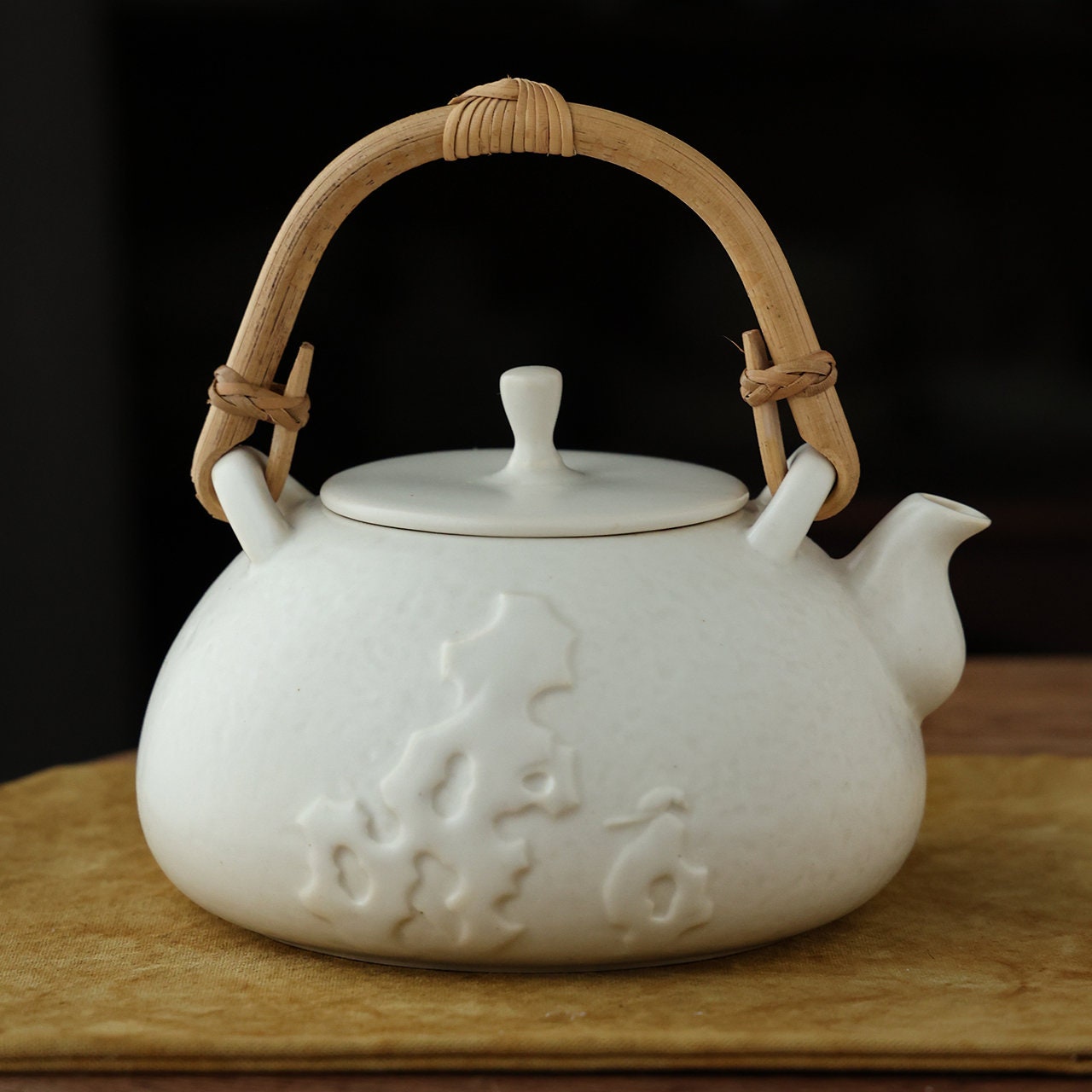 This is a pottery kettle