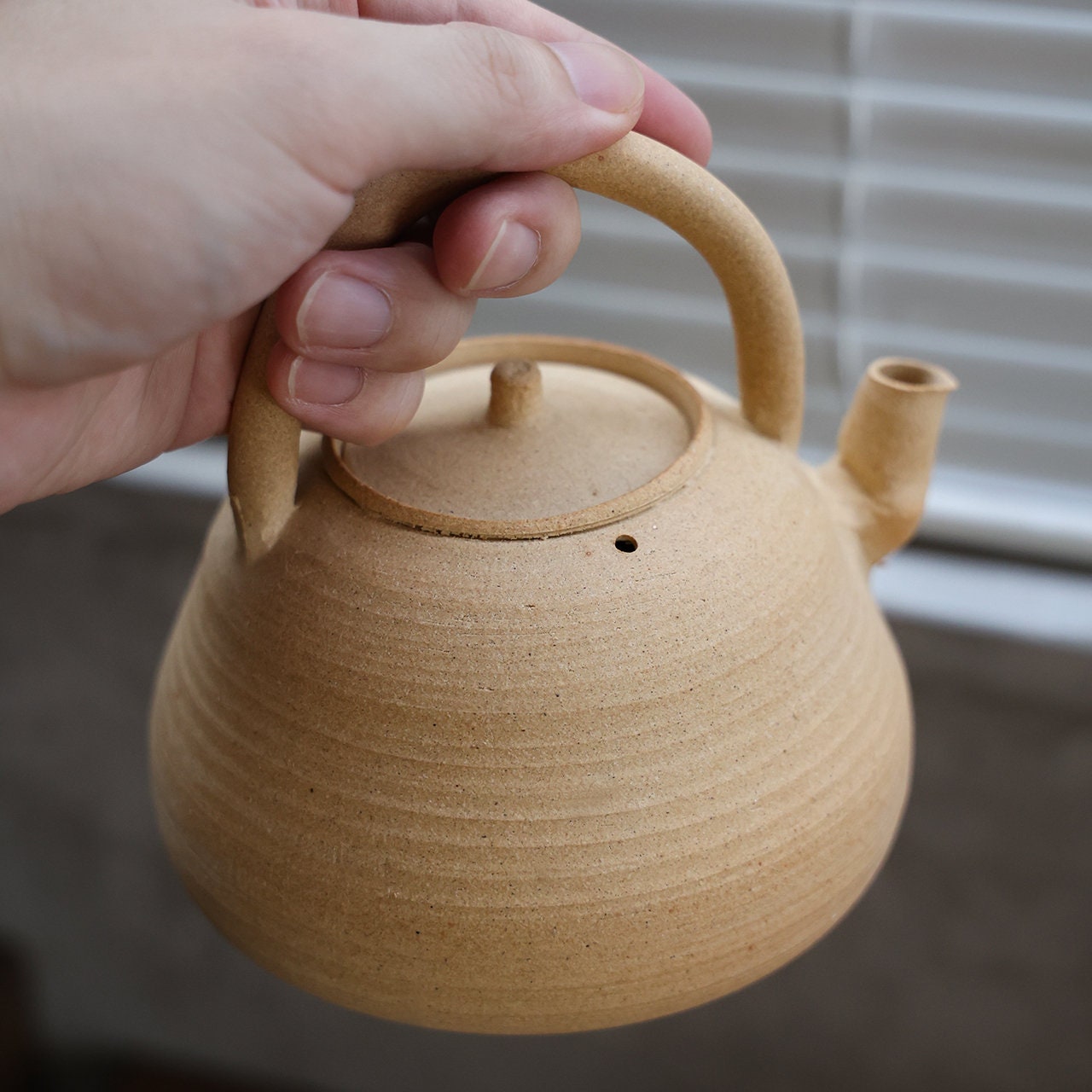 This is a pottery kettle