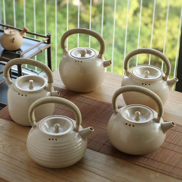 This is a ceramic kettle