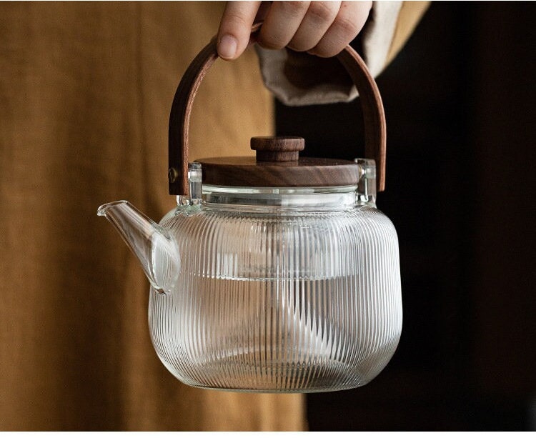 This is a glass kettle