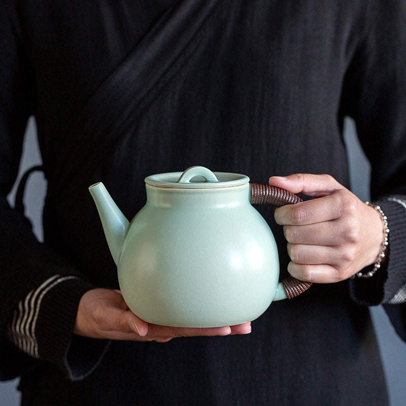 This is a ceramic kettle