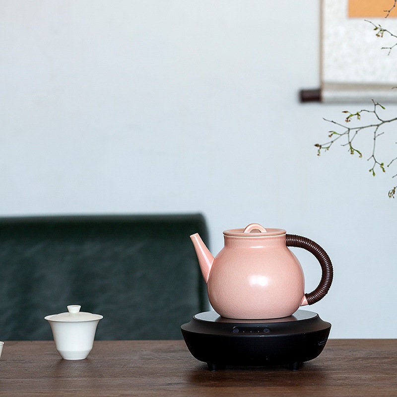 This is a ceramic kettle