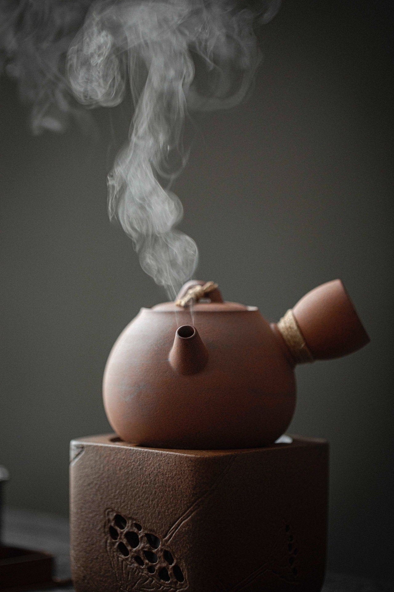 This is a pottery kettle