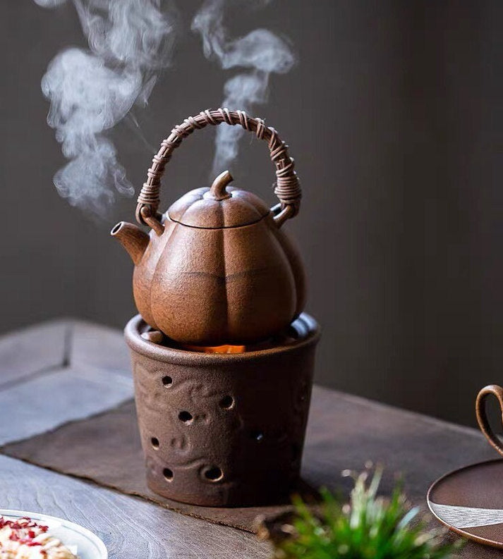 This is a pottery kettle