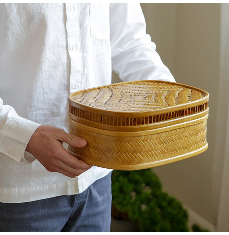 This is a bamboo basket