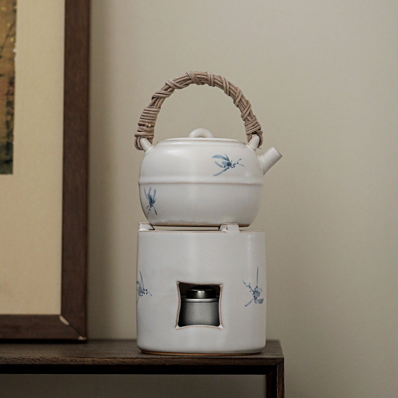 This is a ceramic kettle