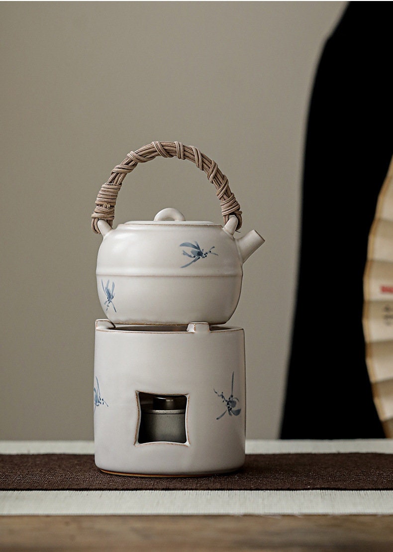 This is a ceramic kettle