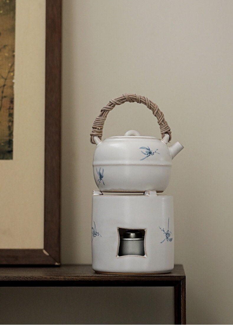 This is a ceramic kettle